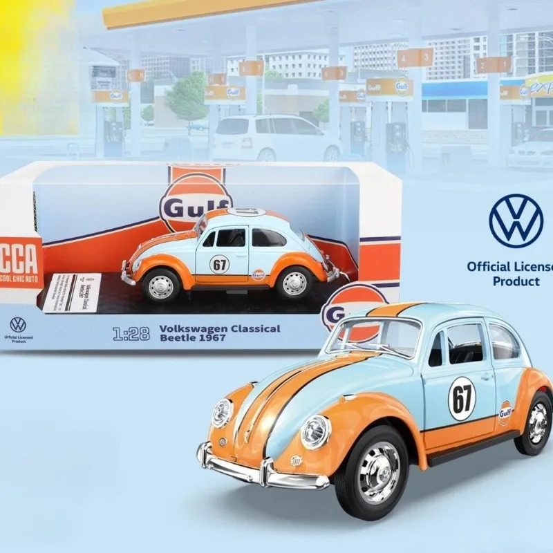Volkswagen Beetle 1967 Diecast Model 1:28 Scale 5 Volkswagen Beetle 1967 Diecast Model 1:28 Scale - Image 5
