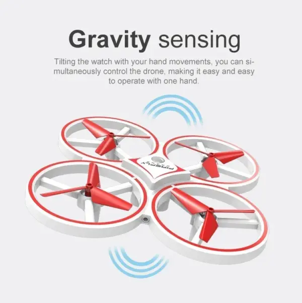 Smart Gesture Control Quadcopter Drone with Watch - Image 4