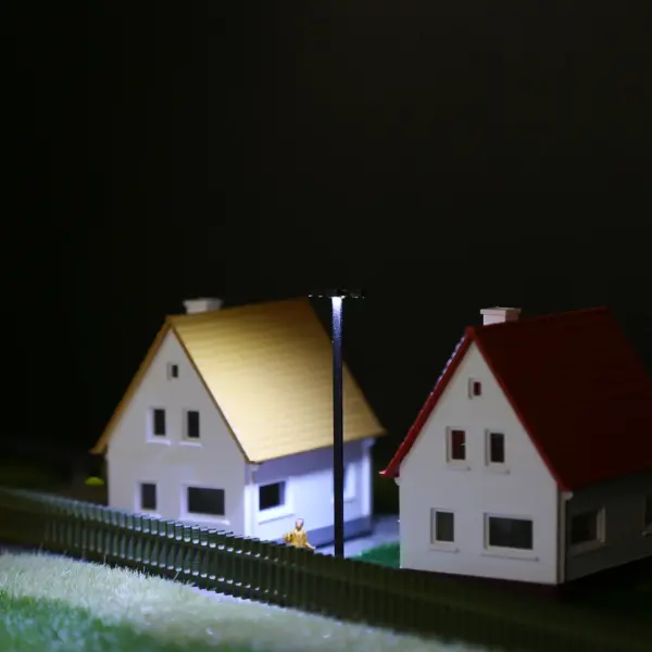 10pcs Metal LED Street Lights for N TT HO OO - Image 6