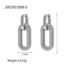 18K Stainless Steel Drop Earrings for Women 15 Sf5c5652b24fd4aa08c0dea0566d17b612
