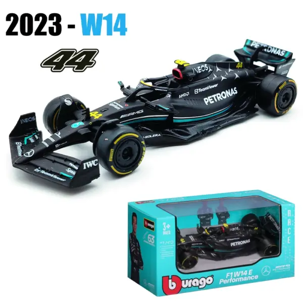 Bburago 1:43 Mercedes-AMG W14 Racing Car Model - Image 13
