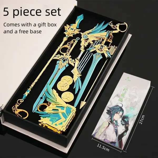 Genshin Impact Alloy Sword Keychain Accessory - Image 19