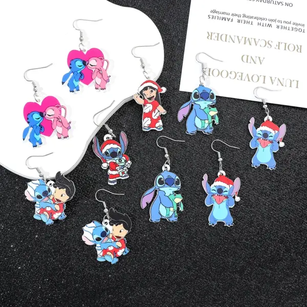 Lilo and Stitch Acrylic Drop Earrings - Image 6