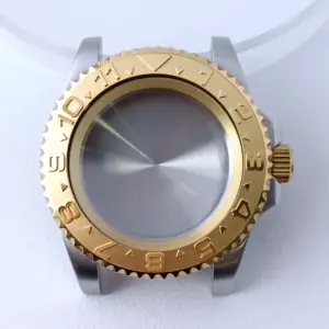 40.5mm Stainless Steel GMT Watch Case NH35/NH36 270 Sf645be3785fa4dd289674a9e8ebb19a7n