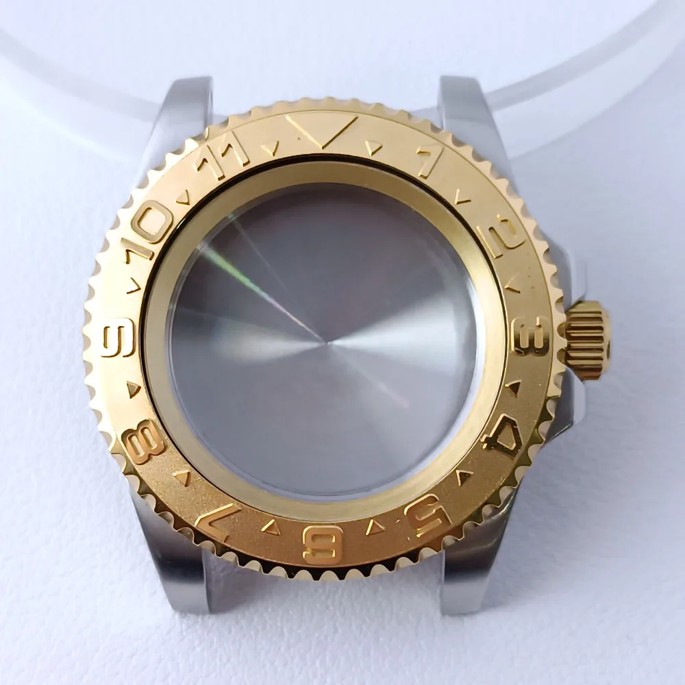 40.5mm Stainless Steel GMT Watch Case NH35/NH36 117 40.5mm Stainless Steel GMT Watch Case NH35/NH36 - Image 117