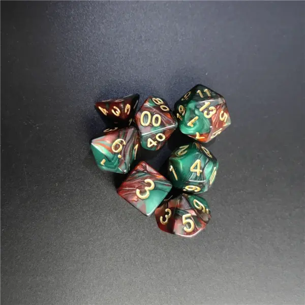 Galaxy Series 7-Piece Multi-Sided Dice Set - Image 8