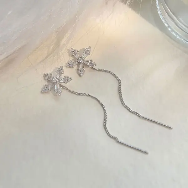 Trendy Drop Earrings with Star Heart Pendants - Image 23