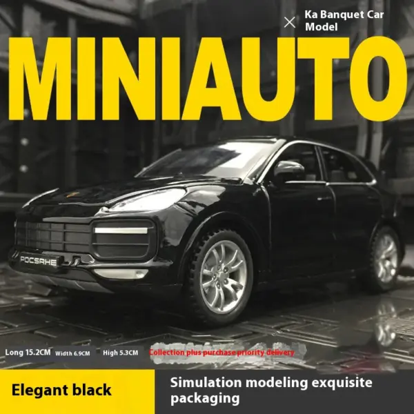 Porsche Cayenne Turbo 1:32 Diecast Model Car - Image 9