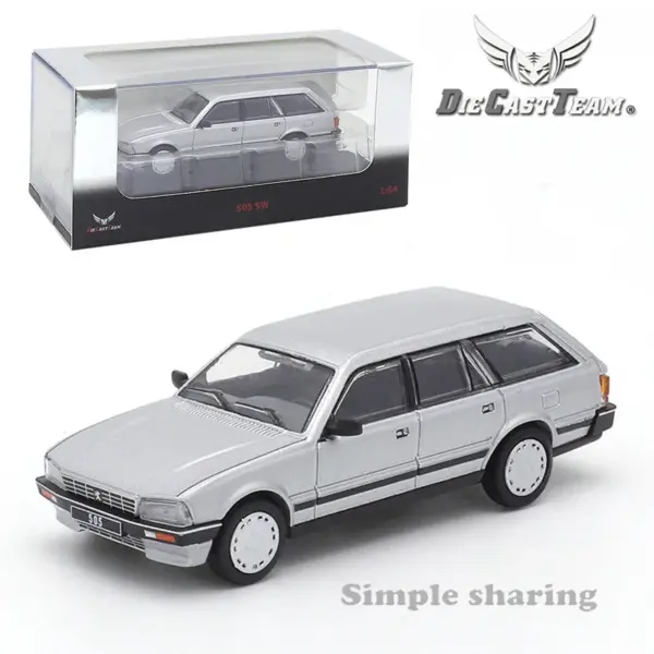 Peugeot 505 SW Diecast Model Car 1:64 Scale - Image 14