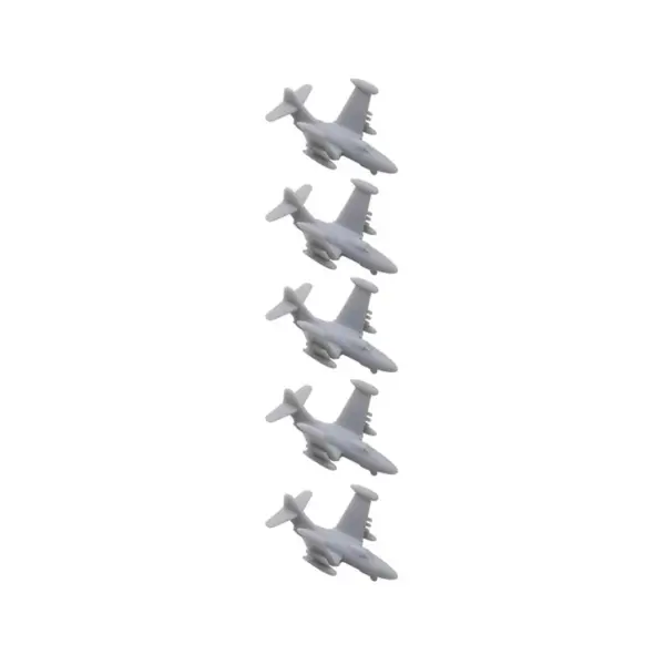 5PCS F9F Panther Resin Aircraft Models 1/2000-1/350 - Image 7