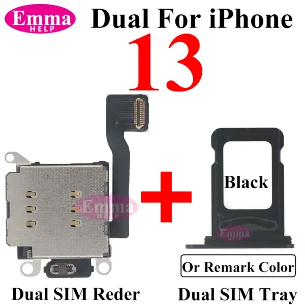 EmmaHelp Dual SIM Card Reader Flex Cable for iPhone 11-15 Pro Max - Image 15