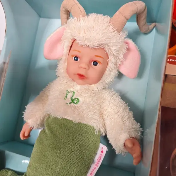 Anne Geddes Sleeping Baby Plush Doll in Egg - Image 6
