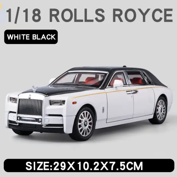 1:18 Rolls Royce Phantom Diecast Car Model - Image 9