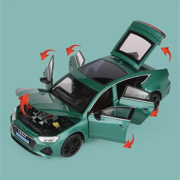 1:24 Audi RS7 Coupe Metal Diecast Model - Image 3