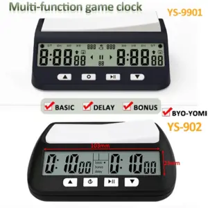 YS9901/YS902 Digital Chess Timer Stopwatch