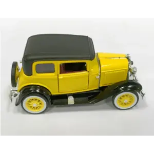 1/32 1930 Ford Model A Diecast Yellow Car 8 Sf711af72fb9c486aa976a3fa872dd977z