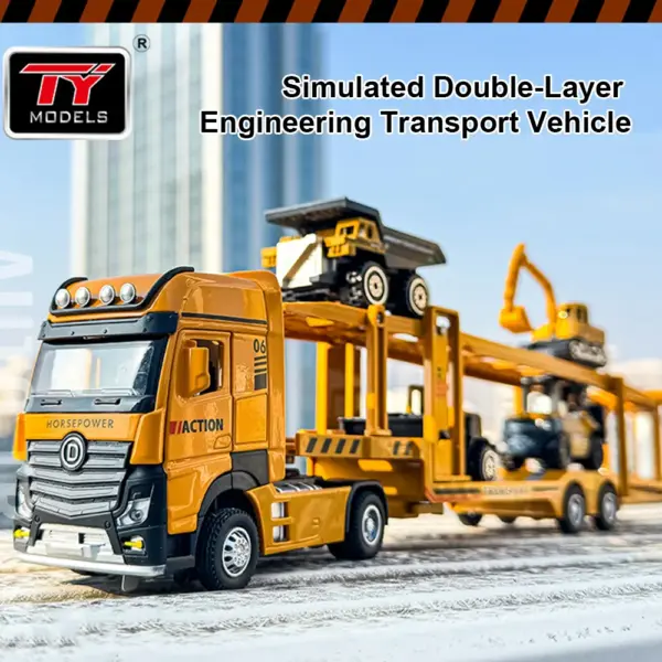 1/32 Alloy Diecast Extended Towing Head Car Model - Image 7
