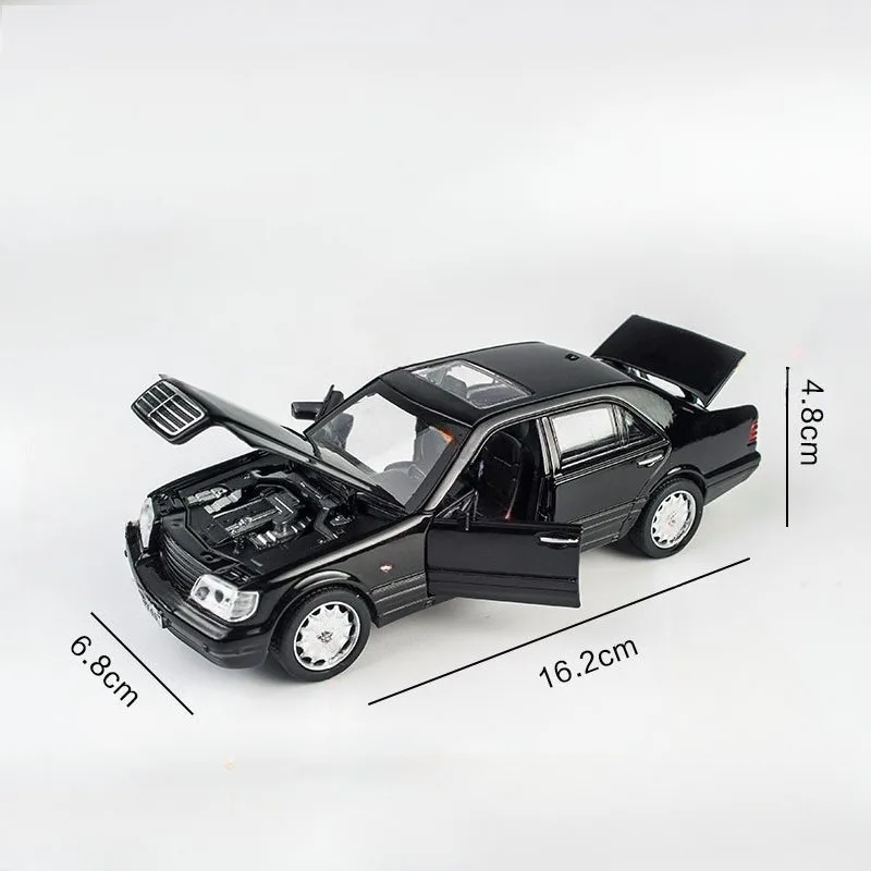 Diecast BMW S-W140 Classic Model Car 1/32 4 Diecast BMW S-W140 Classic Model Car 1/32 - Image 4
