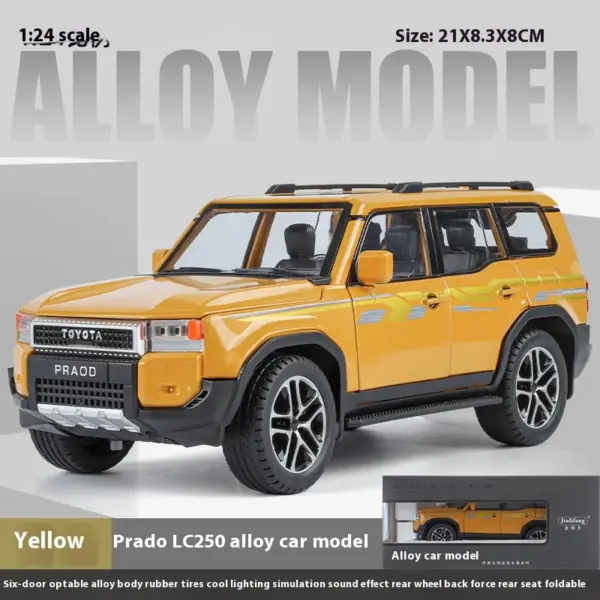 1:24 Toyota Land Cruiser Prado Diecast Model - Image 14