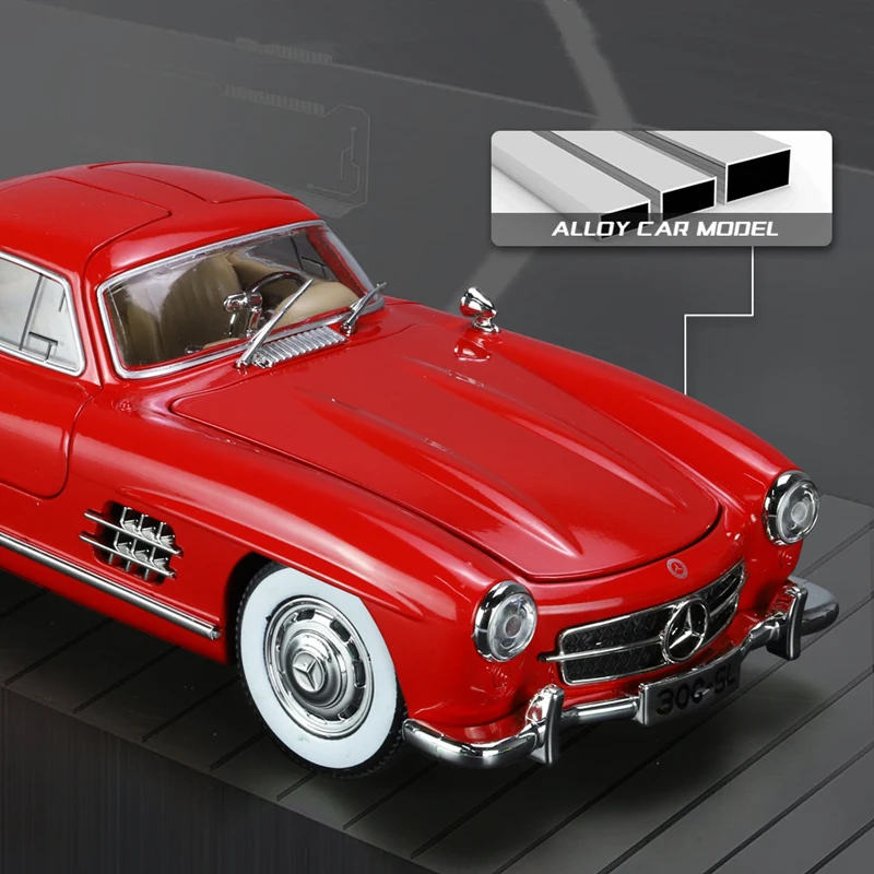 1:24 Alloy Benz 300SL Diecast Model Car 2 1:24 Alloy Benz 300SL Diecast Model Car - Image 2