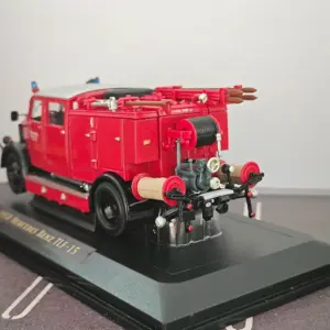 1950 Mercedes Benz Die-Cast Fire Truck Model 9 Sf7600d4919c94de7a2dc063fb59767e41