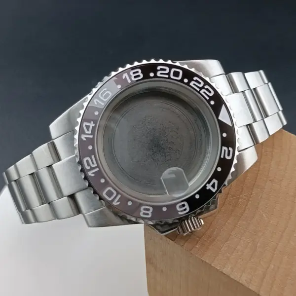NH35 GMT 40.5mm Stainless Steel Watch Case - Image 2