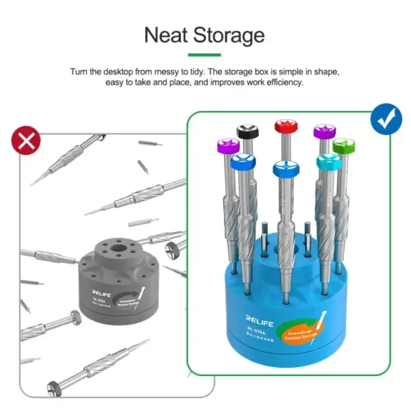 Screwdriver Rotating Storage Box RELIFE RL-078A - Image 3
