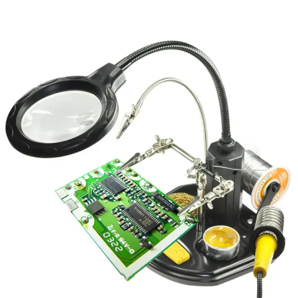 Soldering Magnifier with PCB Holder and Arms - Image 3