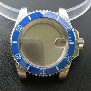 NH35 GMT Steel Watch Case 40.5mm Silver 241 Sf7c00e4d01644bcc98f0893a149dd5e1l