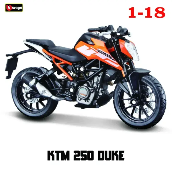 Bburago 1:18 KTM 450 Rally Diecast Model - Image 12