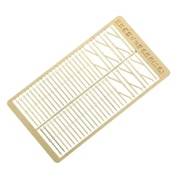 1:72 Brass Etched Railing Post Set for Boats - Image 8
