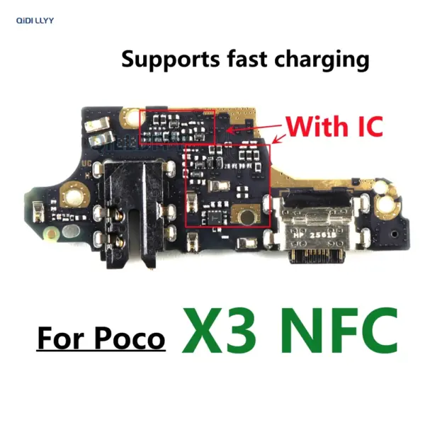 USB Charging Port Dock for Xiaomi Poco X3 Series - Image 4