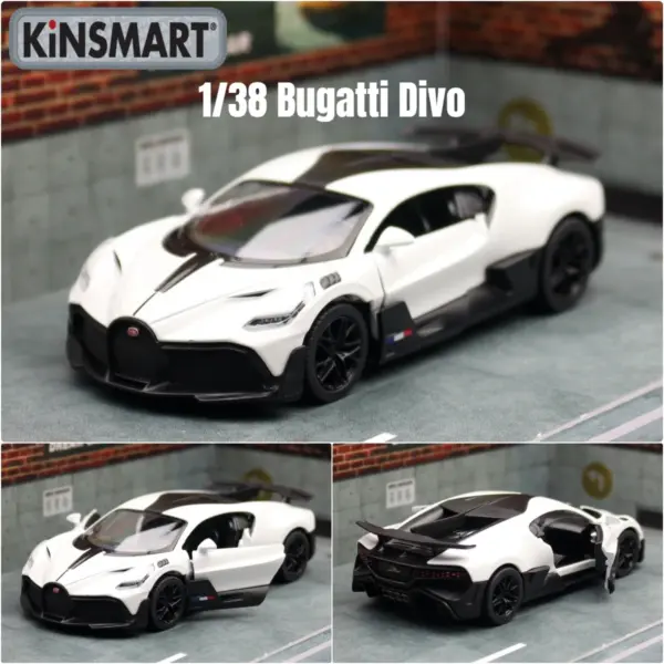 KiNSMART 1/38 Bugatti Divo Diecast Model - Image 8