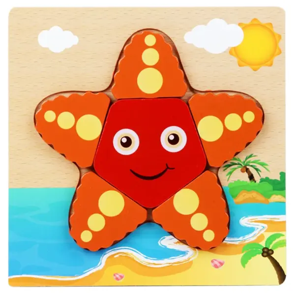 Wooden 3D Animal Puzzle for Early Learning - Image 7