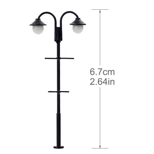 Evemodel LYM60 5pcs HO Scale Street Lamps - Image 4