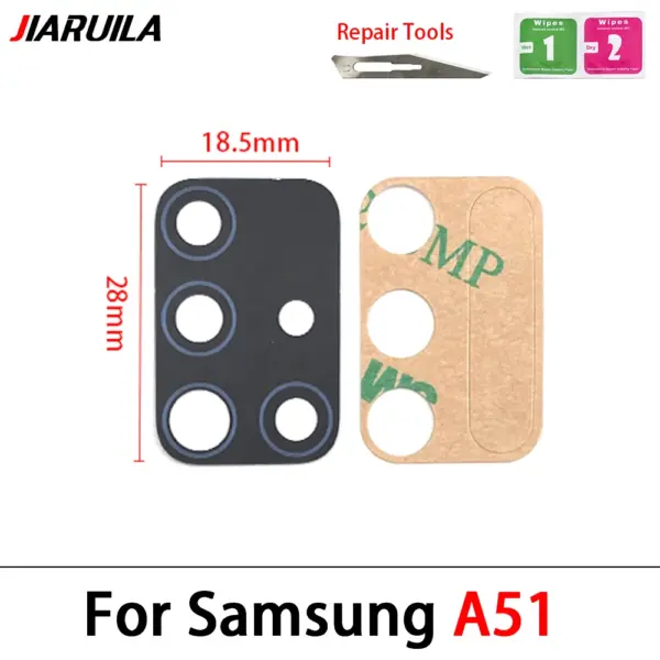 2-Pack Samsung Camera Lens Replacement Kit for A01-A72 - Image 4