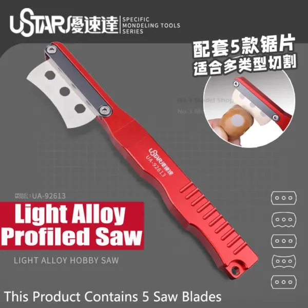 Light Alloy Hand Saw for Model Building - Image 5