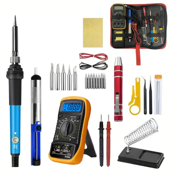 Adjustable Temperature 60W Soldering Iron Set - Image 7