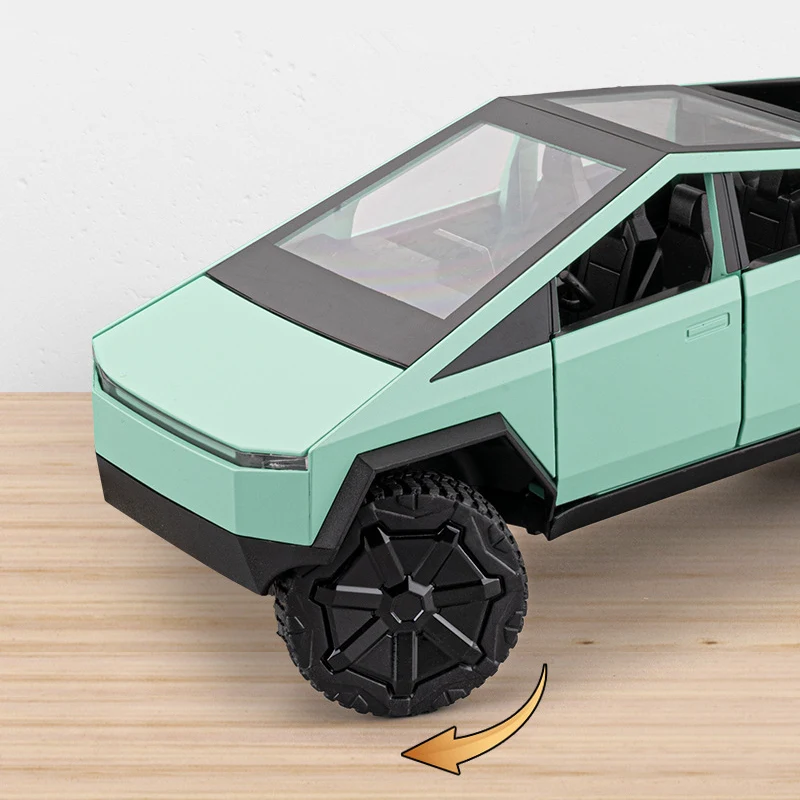 1/24 Scale Alloy Cybers Truck Model Vehicle 5 1/24 Scale Alloy Cybers Truck Model Vehicle - Image 5