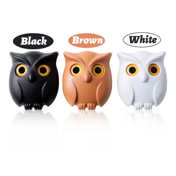 Winking Owl Magnetic Key Hook Decor - Image 8
