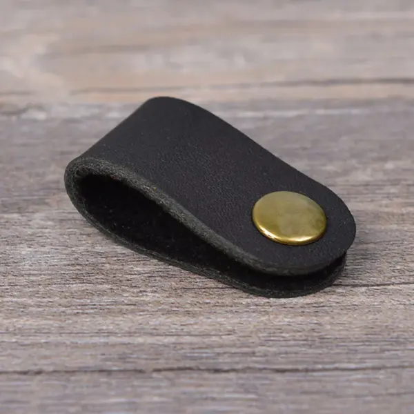 Genuine Leather Earphone Cable Winder Organizer - Image 4