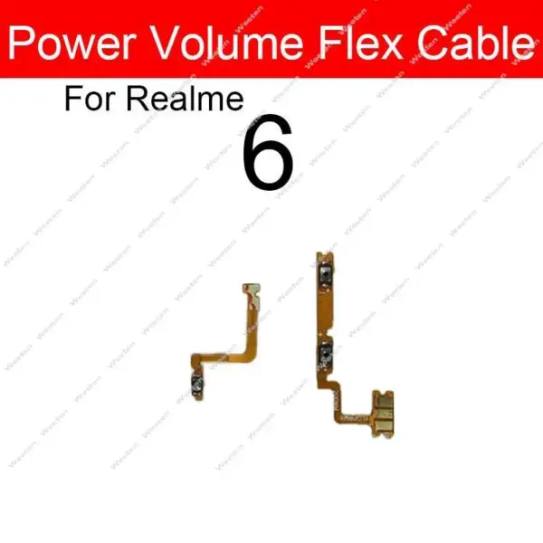 Power Volume Flex Cable for Oppo Realme 6, 7, 8 Models - Image 3