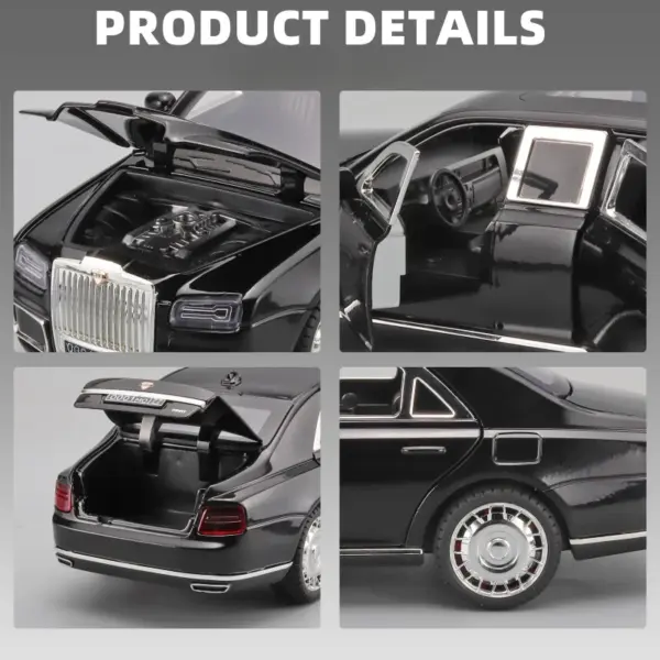Aurus Senat 1/24 Diecast Car Model - Image 4