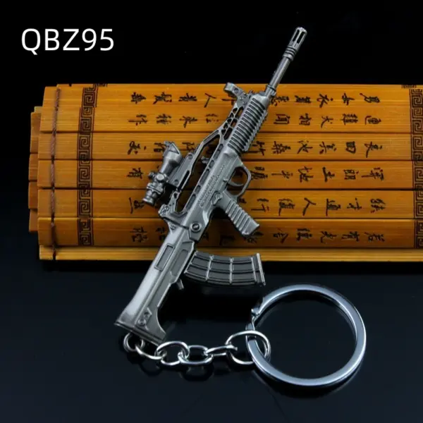PUBG Mini Gun Metal Keychain RPG 98K AWM - Image 19