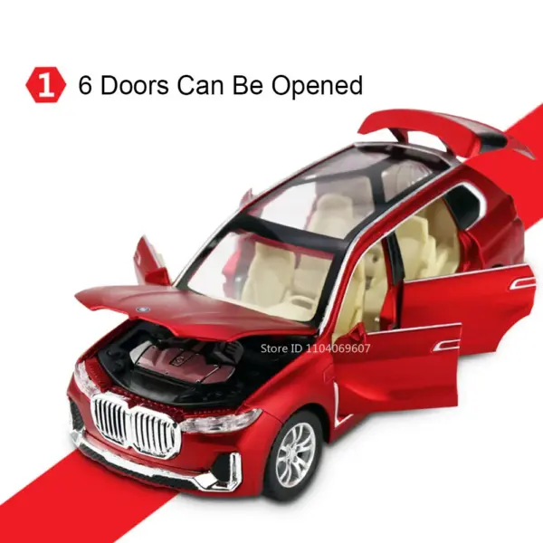1:32 X7 Alloy Diecast Model SUV with Sound & Light - Image 4