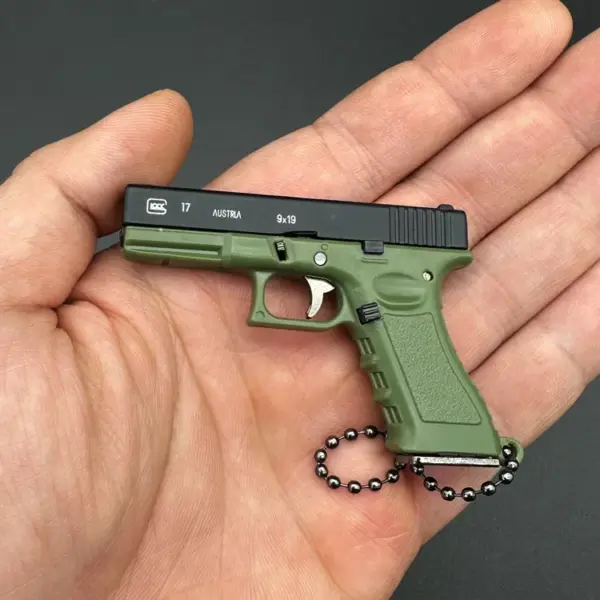 1:3 Scale G17 Metal Keychain Toy Gun - Image 5