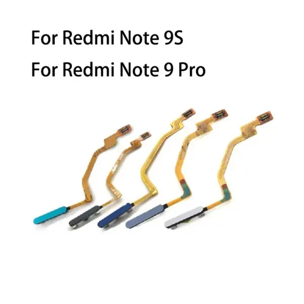 Touch ID Fingerprint Sensor Flex for Xiaomi Redmi Note 9 - Image 5
