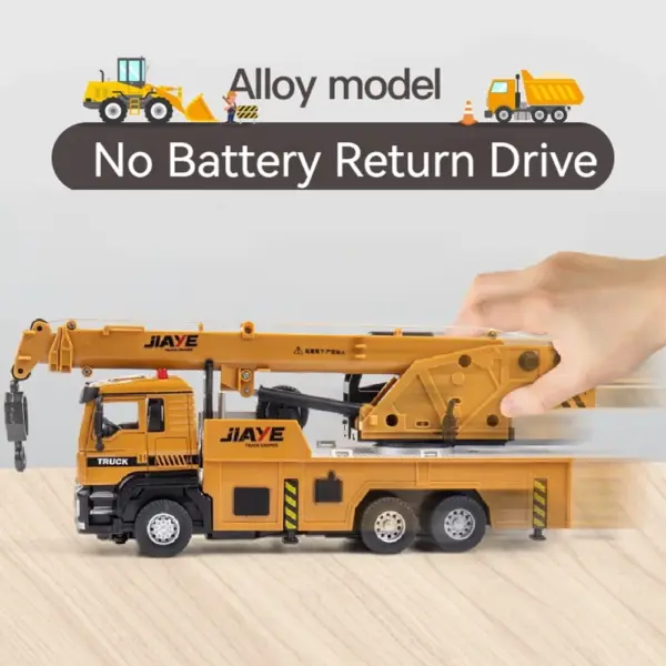 1/50 Scale Yellow Crane Engineering Diecast Model - Image 5