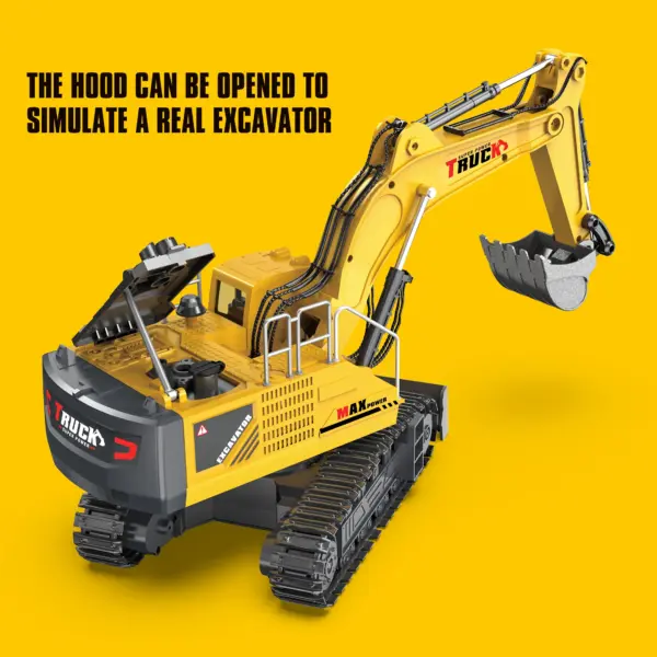 1/18 RC Excavator Electric Toy with 12+ Channels - Image 6