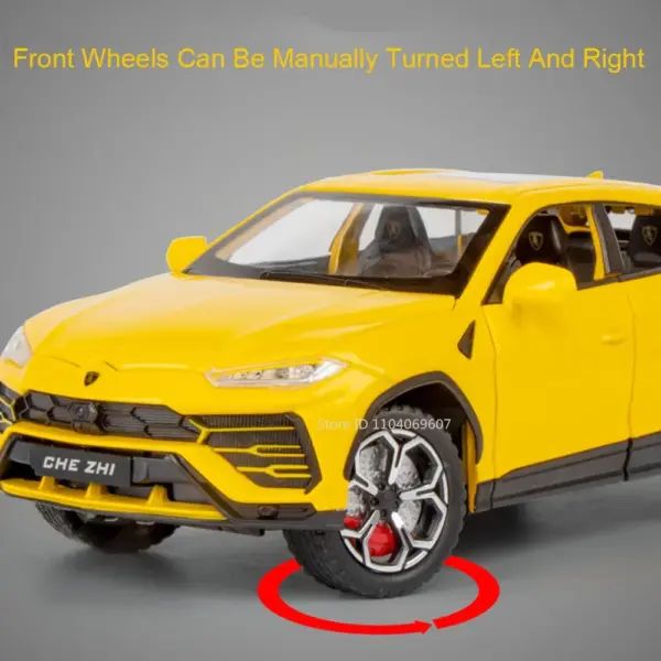 1:24 URUS Diecast Model Car with Sound and Light - Image 4